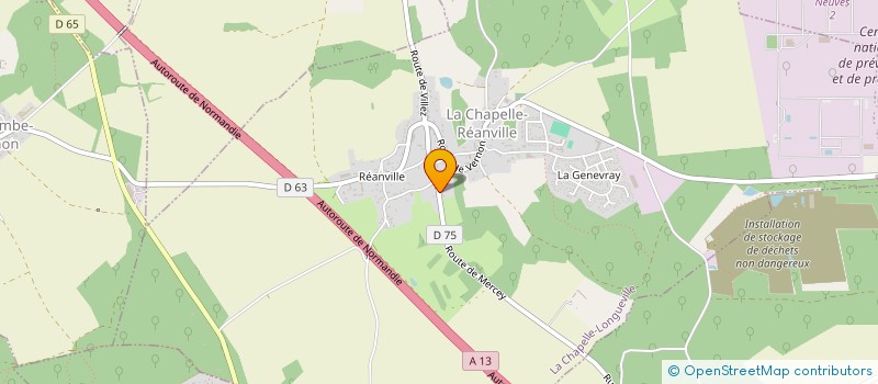 localisation de l'entreprise MONSIEUR AURELIEN PETIT  LA CHAPELLE-LONGUEVILLE