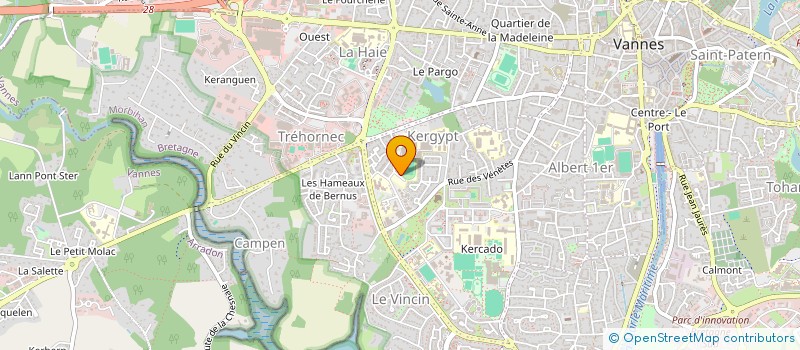 localisation de l'entreprise MONSIEUR AURELIEN PEYROTTES à VANNES