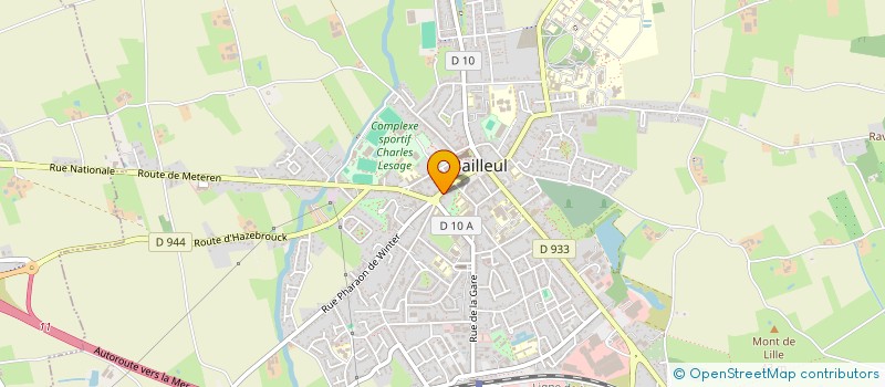 localisation de l'entreprise MONSIEUR AURELIEN PHILIPPE à BAILLEUL