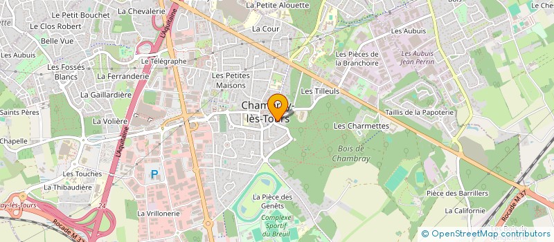 localisation de l'entreprise MONSIEUR AURELIEN PICHERY  CHAMBRAY-LES-TOURS