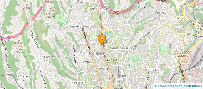 localisation de l'entreprise MONSIEUR AURELIEN PICOLLIER à NICE