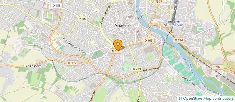 localisation de l'entreprise MONSIEUR AURELIEN PIERI à AUXERRE