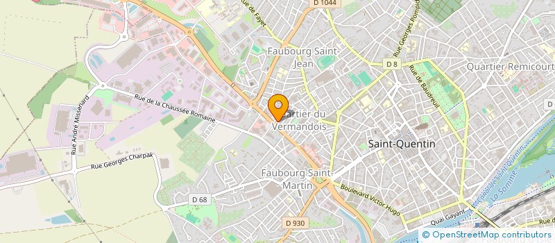 localisation de l'entreprise MONSIEUR AURELIEN PILLAUD à SAINT-QUENTIN