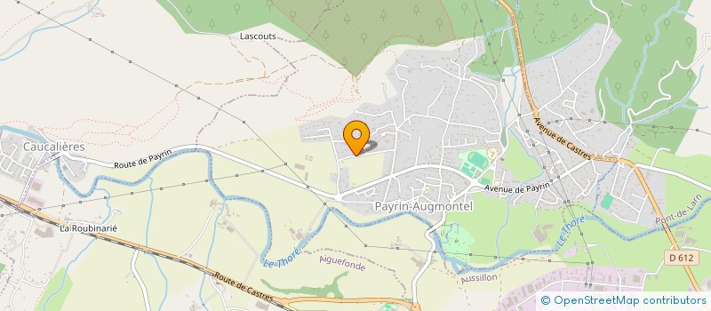 localisation de l'entreprise MONSIEUR AURELIEN PINEL  PAYRIN-AUGMONTEL