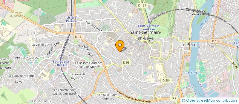 localisation de l'entreprise MONSIEUR AURELIEN PINET à SAINT-GERMAIN-EN-LAYE