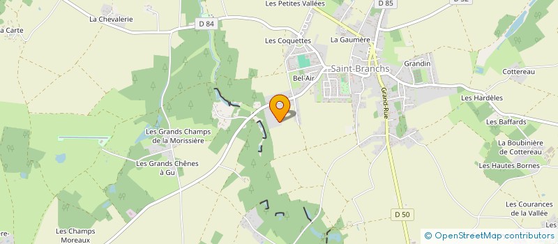 localisation de l'entreprise MONSIEUR AURELIEN PINSARD  SAINT-BRANCHS