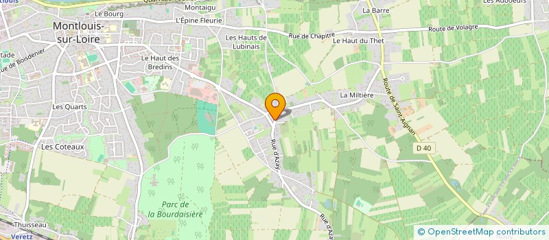 localisation de l'entreprise MONSIEUR AURELIEN PINTEAU  MONTLOUIS-SUR-LOIRE