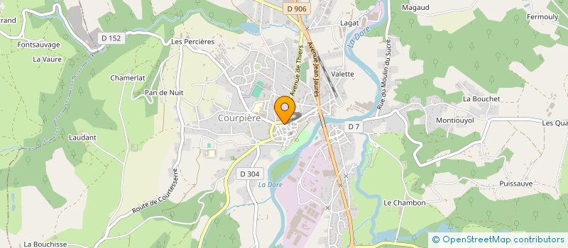 localisation de l'entreprise MONSIEUR AURELIEN PLUCHART à COURPIERE
