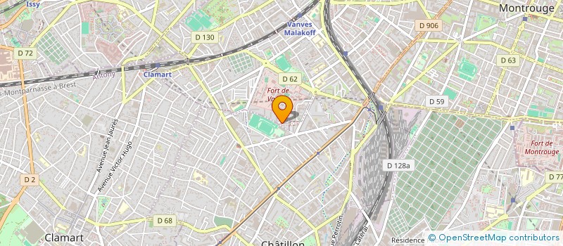 localisation de l'entreprise MONSIEUR AURELIEN POILLEAUX  MALAKOFF