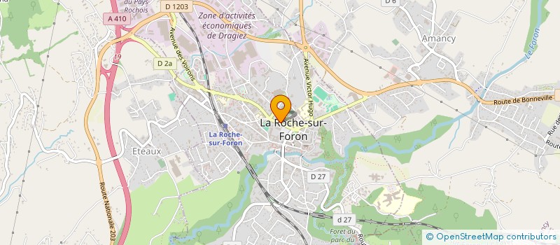 localisation de l'entreprise MONSIEUR AURELIEN POMMIER à LA ROCHE-SUR-FORON