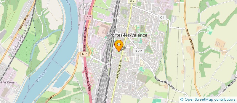 localisation de l'entreprise MONSIEUR AURELIEN PORTE  PORTES-LES-VALENCE