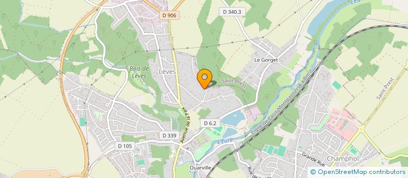 localisation de l'entreprise MONSIEUR AURELIEN POTHIER à LEVES