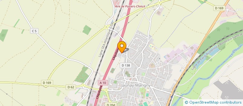 localisation de l'entreprise MONSIEUR AURELIEN PRET  MIGNE-AUXANCES