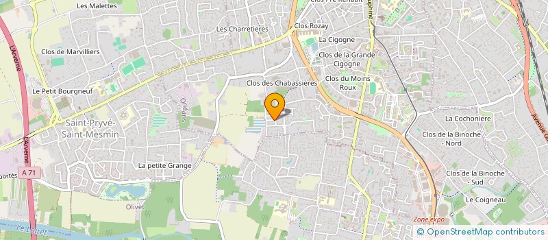 localisation de l'entreprise MONSIEUR AURELIEN PRIMAULT à ORLEANS