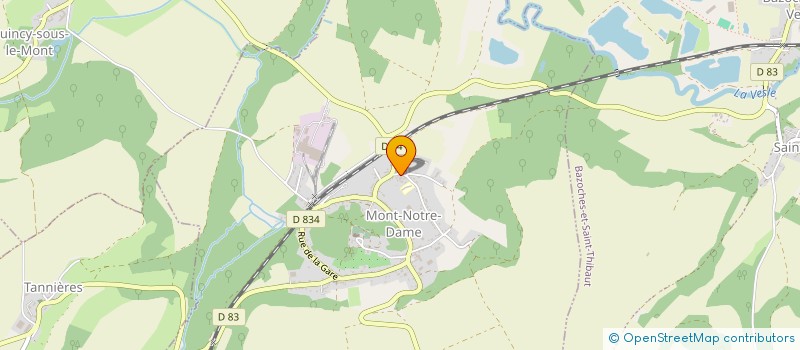 localisation de l'entreprise MONSIEUR AURELIEN PRUNAS  MONT-NOTRE-DAME