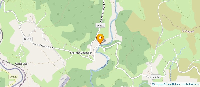 localisation de l'entreprise MONSIEUR AURELIEN PUZZI  LANARCE