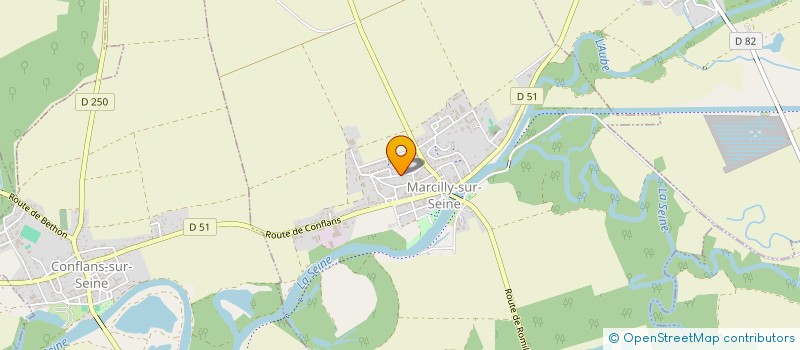 localisation de l'entreprise MONSIEUR AURELIEN QUARANTA  DROUPT-SAINT-BASLE