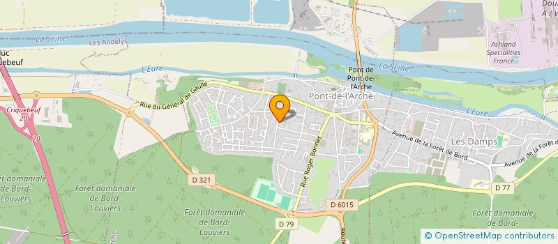 localisation de l'entreprise MONSIEUR AURELIEN QUEVILLON  PONT-DE-L'ARCHE