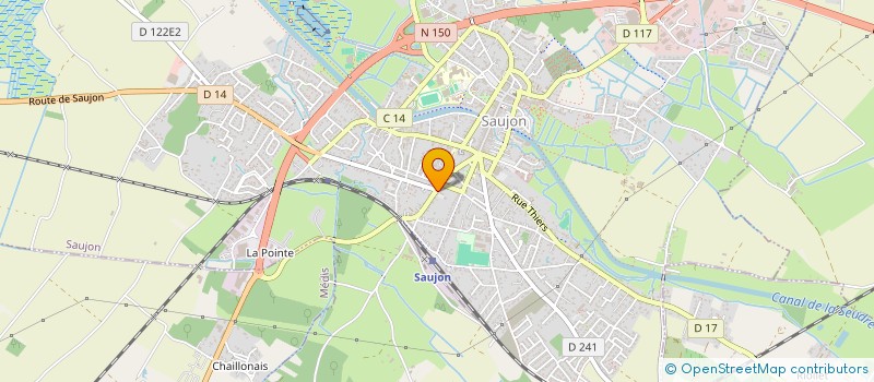 localisation de l'entreprise MONSIEUR AURELIEN RAMPION  SAUJON