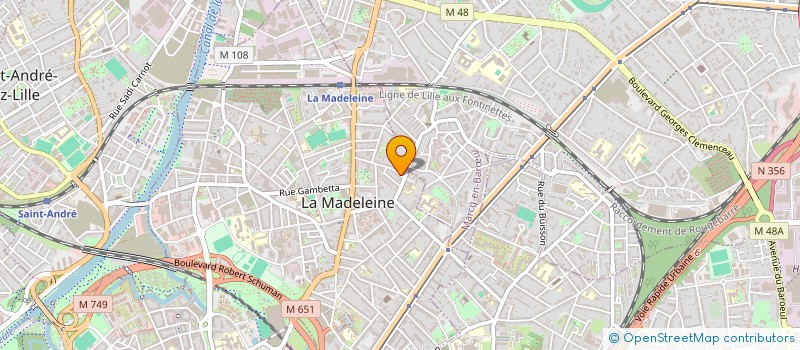 localisation de l'entreprise MONSIEUR AURELIEN RASSELET à LA MADELEINE