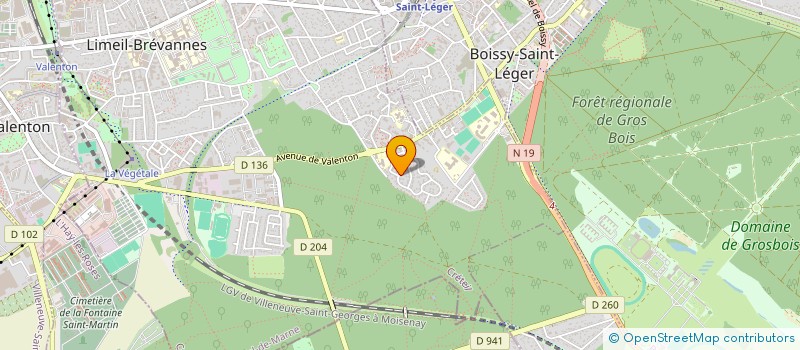 localisation de l'entreprise MONSIEUR AURELIEN RAUSS  LIMEIL-BREVANNES