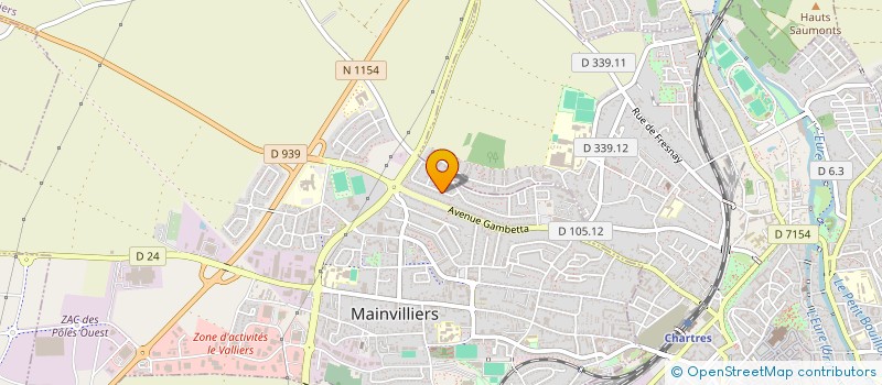 localisation de l'entreprise MONSIEUR AURELIEN REAU à MAINVILLIERS