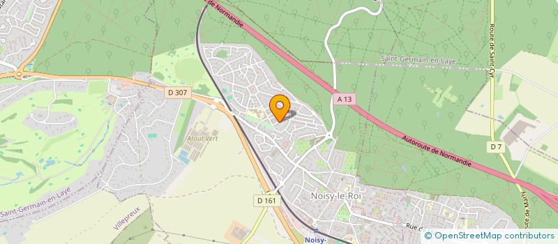 localisation de l'entreprise MONSIEUR AURELIEN REBOURG  NOISY-LE-ROI