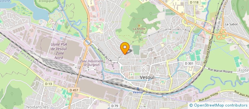 localisation de l'entreprise MONSIEUR AURELIEN REDOUTEY  VESOUL