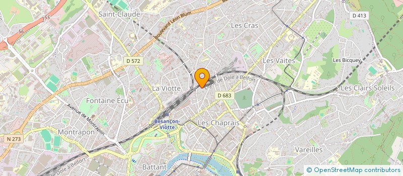 localisation de l'entreprise MONSIEUR AURELIEN REGAZZONI à BESANCON