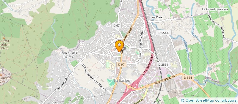 localisation de l'entreprise MONSIEUR AURELIEN REGIS  LA FARLEDE