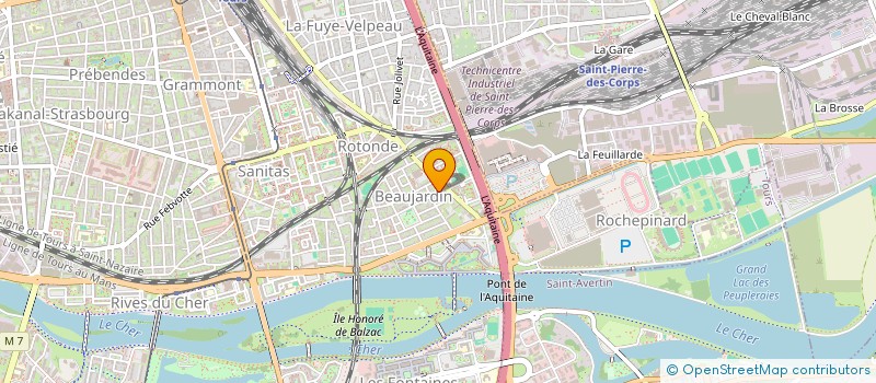 localisation de l'entreprise MONSIEUR AURELIEN REGNARD  TOURS