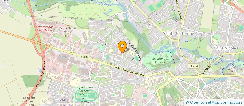 localisation de l'entreprise MONSIEUR AURELIEN REICHANBACH à ARRAS