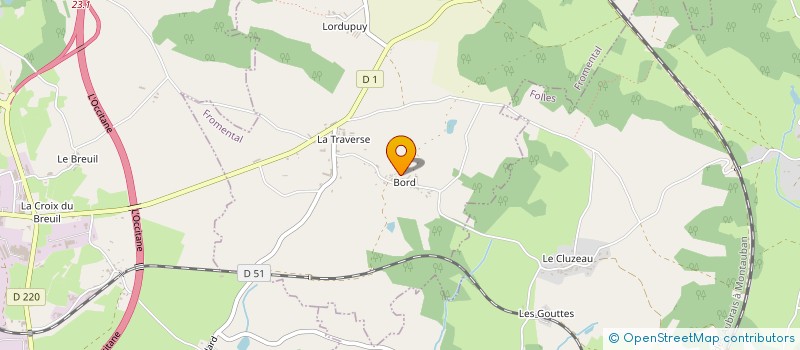 localisation de l'entreprise MONSIEUR AURELIEN REIS  FROMENTAL