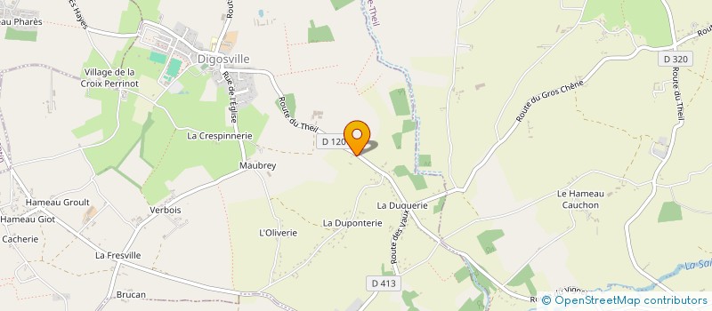 localisation de l'entreprise MONSIEUR AURELIEN RENOUF  DIGOSVILLE