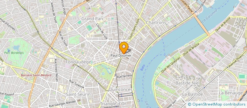 localisation de l'entreprise MONSIEUR AURELIEN REY  BORDEAUX