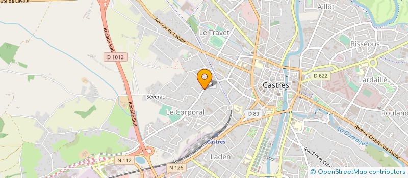 localisation de l'entreprise MONSIEUR AURELIEN REYES  CASTRES