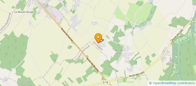 localisation de l'entreprise MONSIEUR AURELIEN REYNIAUD  ROMEGOUX