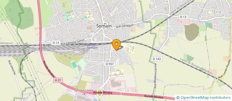 localisation de l'entreprise MONSIEUR AURELIEN RICQUIER  SOMAIN