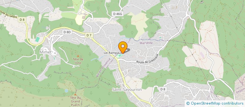 localisation de l'entreprise MONSIEUR AURELIEN RIEDELE  SAINT-SAVOURNIN