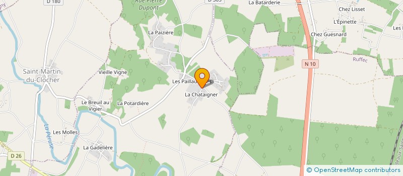 localisation de l'entreprise MONSIEUR AURELIEN RIMPAUD à BERNAC