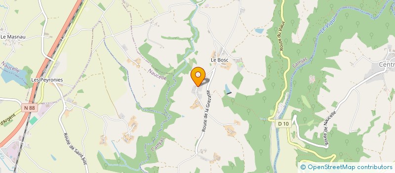 localisation de l'entreprise MONSIEUR AURELIEN RIPEPI  CAMJAC