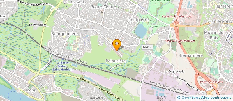 localisation de l'entreprise MONSIEUR AURELIEN RIVALIN  SAINT-HERBLAIN