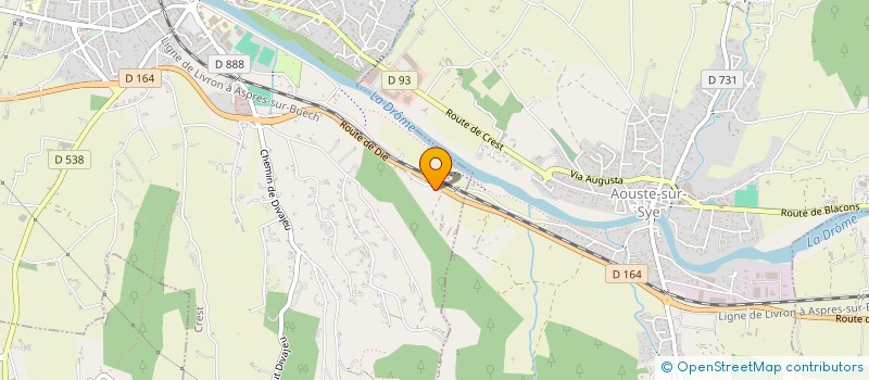 localisation de l'entreprise MONSIEUR AURELIEN ROCHETTE à CREST