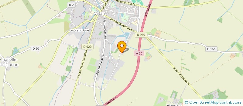localisation de l'entreprise MONSIEUR AURELIEN RODET à VATAN