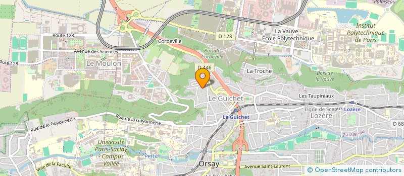 localisation de l'entreprise MONSIEUR AURELIEN ROFFET  ORSAY