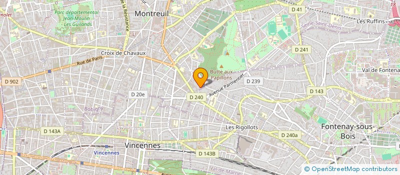 localisation de l'entreprise MONSIEUR AURELIEN ROL-TANGUY à MONTREUIL