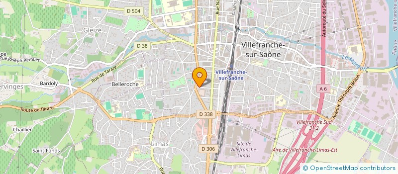 localisation de l'entreprise MONSIEUR AURELIEN ROMEO  VILLEFRANCHE-SUR-SAONE