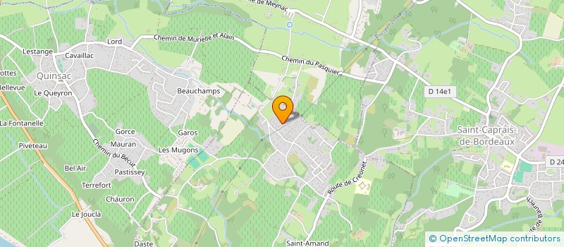 localisation de l'entreprise MONSIEUR AURELIEN ROMERO  CAMBES