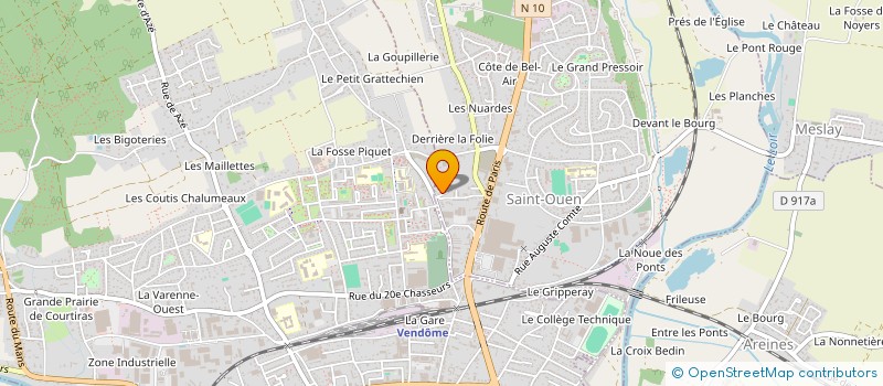 localisation de l'entreprise MONSIEUR AURELIEN ROSA  SAINT-OUEN