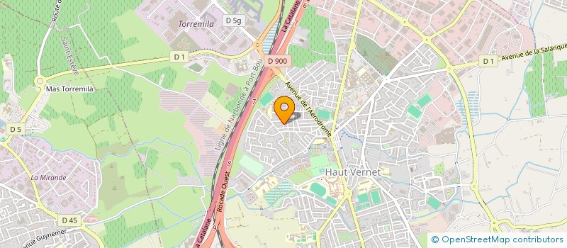 localisation de l'entreprise MONSIEUR AURELIEN ROSAY  PERPIGNAN